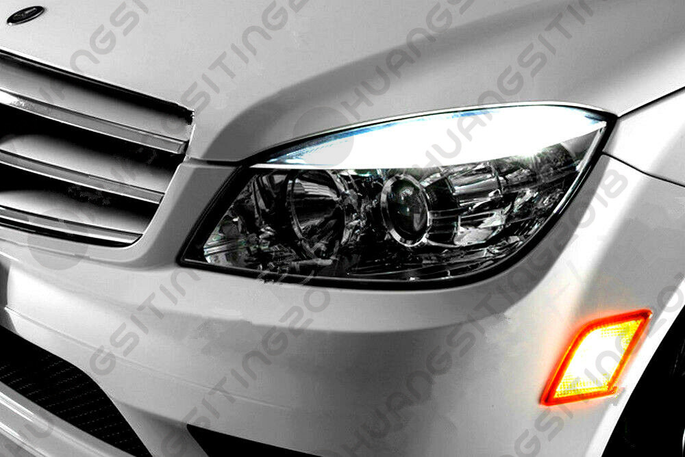 2X 6000K White W5W 194 168 LED Lights CANbus Error Free W211 Parking