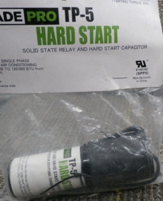 TRADEPRO -TP-5-Hard Start Kit & Relay Positive Temp