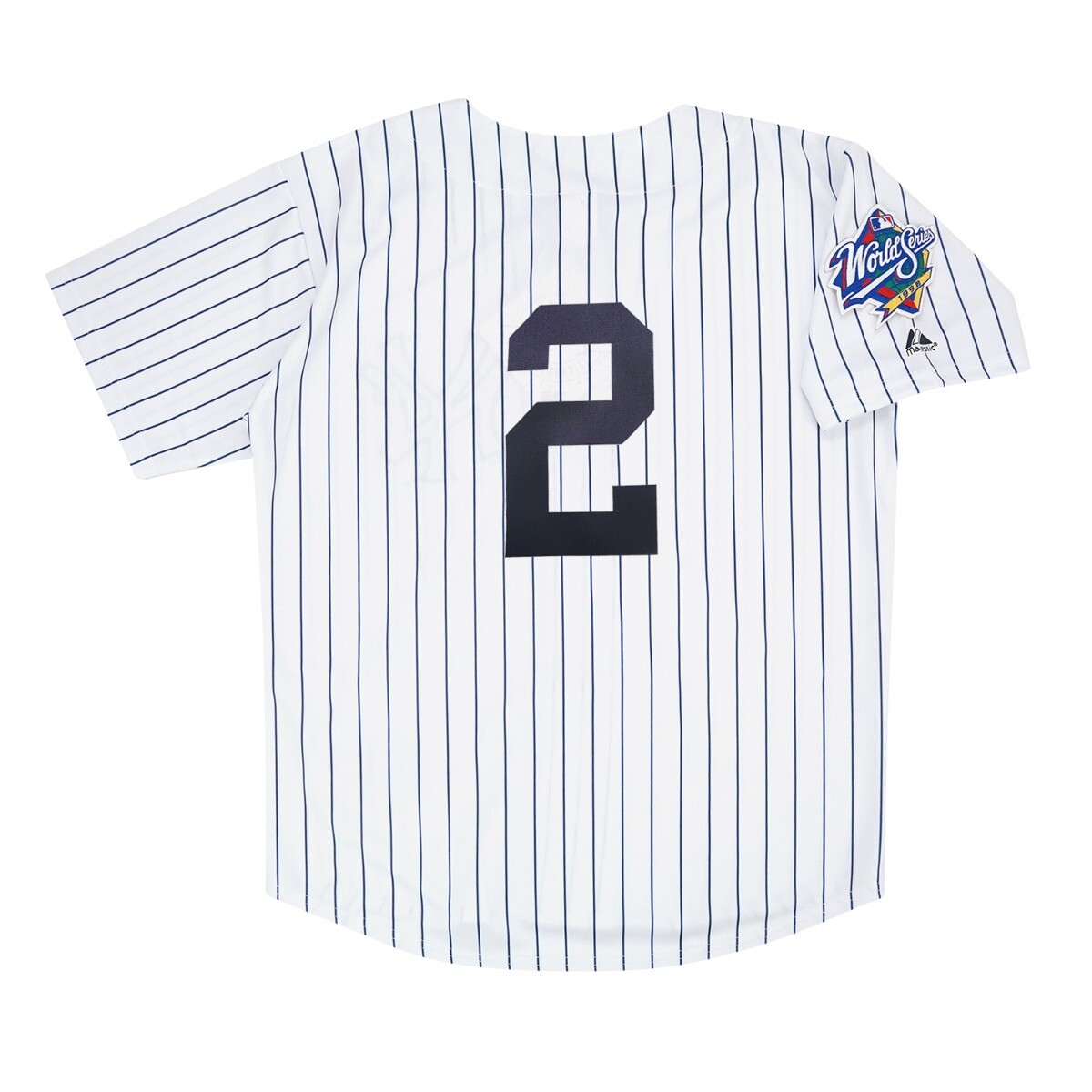 ヤスヒロ New York Yankees Jeterユニフォーム Derek Jeter 1998 New York Yankees World Series Home White