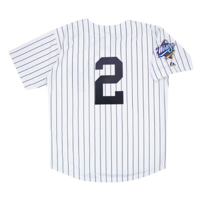 Derek Jeter 1998 New York Yankees World Series Home White Jersey