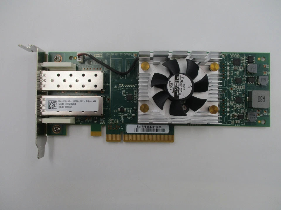 Dell QLE2662L 16Gbps SFP+ Dual Port Low Profile HBA Card Dell P/N: 03PCN3 Tested - Image 4 of 4