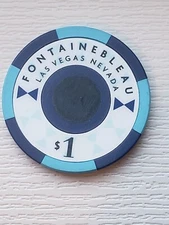 1.00 Chip from the Fontainbleau Casino Las Vegas Nevada 