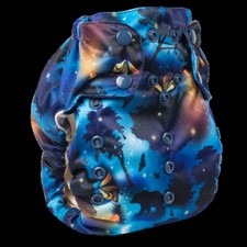 Dark Night-Smart Bottoms Smart One 3.1 All-in-One Cloth Diaper Organic