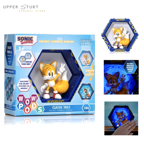 WOW PODS Classic Tails Collectible Toy Figure Swipe To Light EXPERT PACKAGING - Photo 1/1