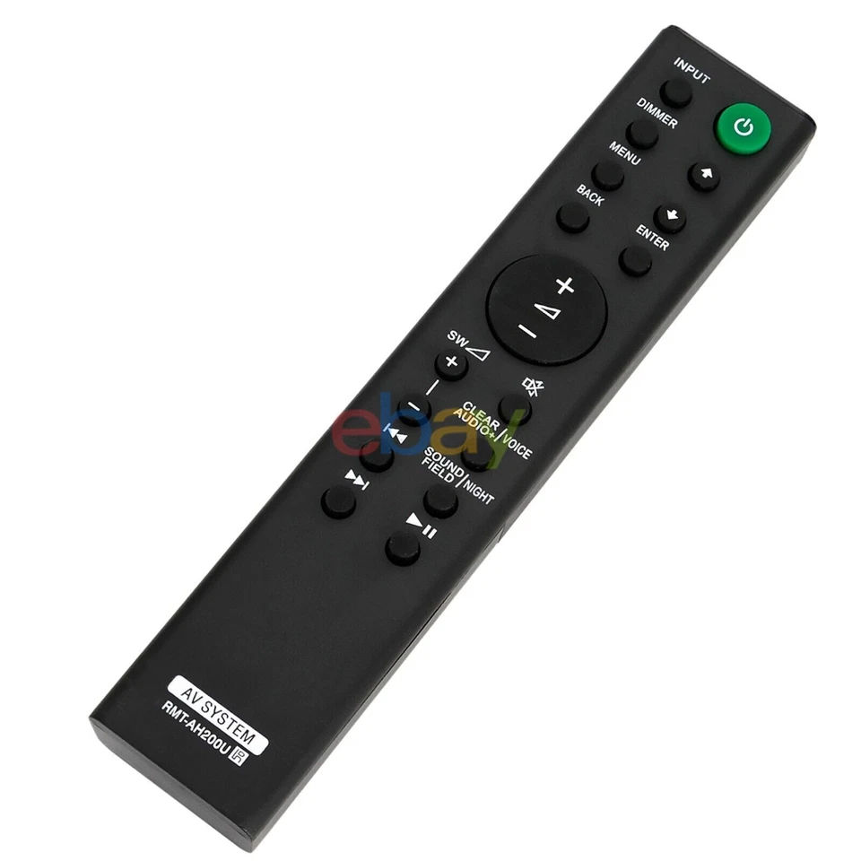 New RMT-AH200U For Sony Home Theatre System Remote Control HT-CT390 HT-RT3 - Image 2 of 4