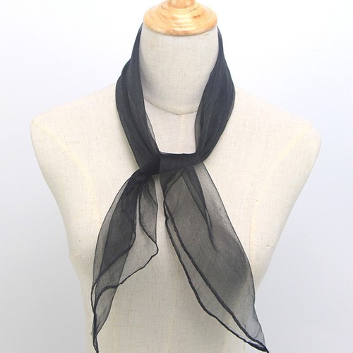 Gymnastic Towels Dancing Small Silk Scarves Square Scarf Chiffon Neckerchief - Picture 13 of 32