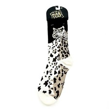 Leopard Collectible Socks Unisex Large Wild H...