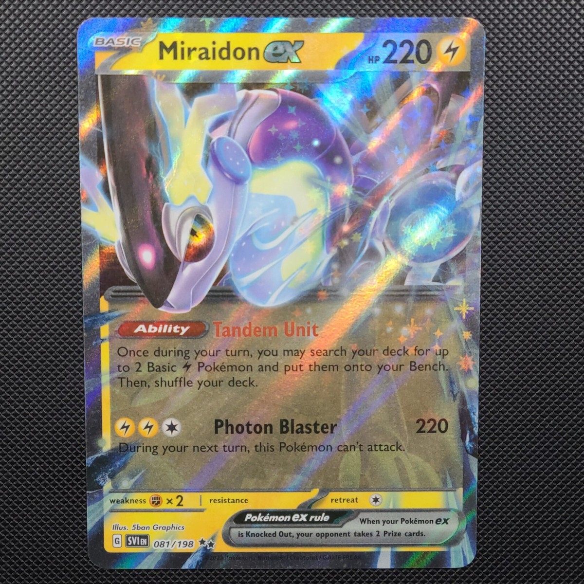 Miraidon ex 081/198 Sv01: Scarlet & Violet 2023 | eBay