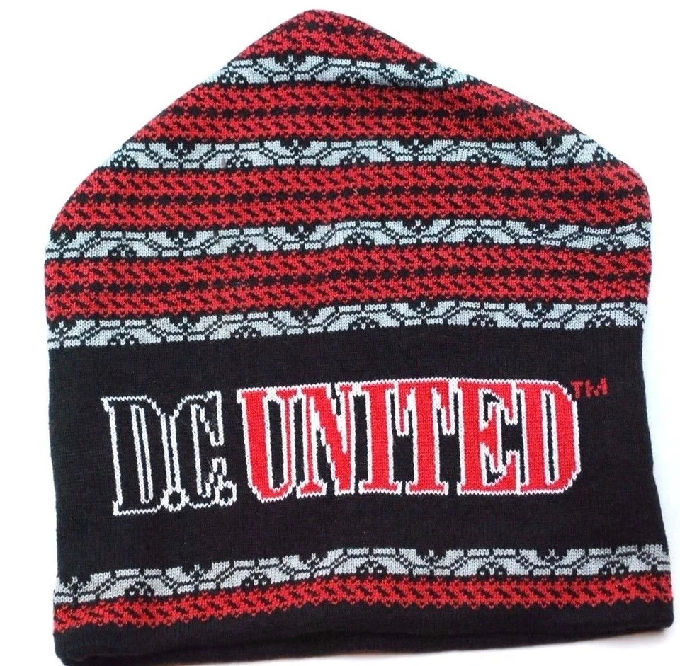 DC United adidas MLS Team Logo Knit Soccer Hat Beanie Toque - Image 2 of 3