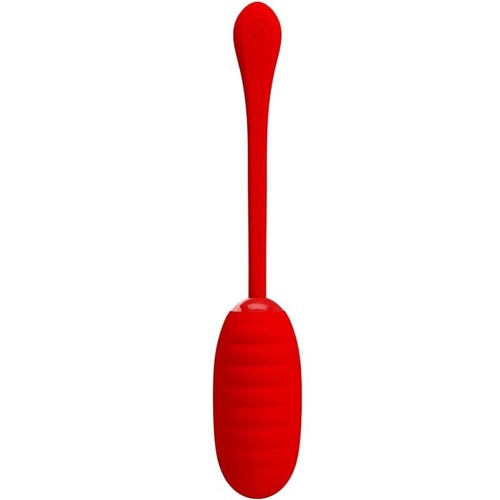 Pretty Love - Kirk Rechargeable Vibrating Egg Red with Free Shipping