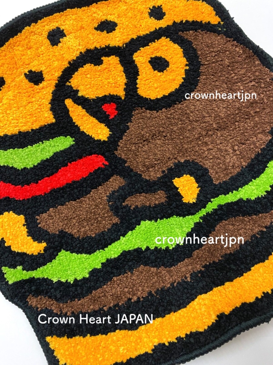 2025 BAPE A BATHING APE BABY MILO HAMBURGER RUG - BABY MILO