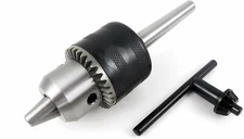 0-1/2" 3 Jaw Drill Chuck w/ MT1 Taper & Jaw Tightening Key or Drill Press 467221