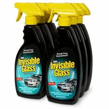 Invisible Glass 92166-6PK Premium Glass Cleaner, 132 fl. oz, 6 Pack