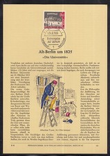 Berlin: herrlicher Privat ETB 1963 -  "Alt Berlin um 1825 Universit&auml;t"
