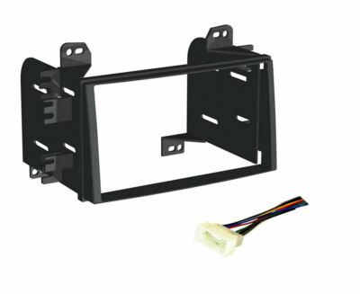 Double Din Dash Install Kit Harness Car Radio Stereo Mounting Trim Bezel Panel