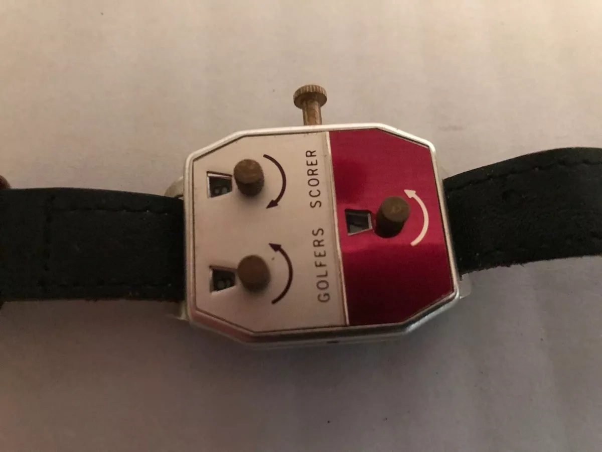 Golf stroke counter watch sale