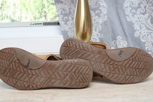 Miz Mooz - Leather Ankle-Strap Sandals - Fifi - Wheat - EU 36W US 6W - Picture 7 of 8