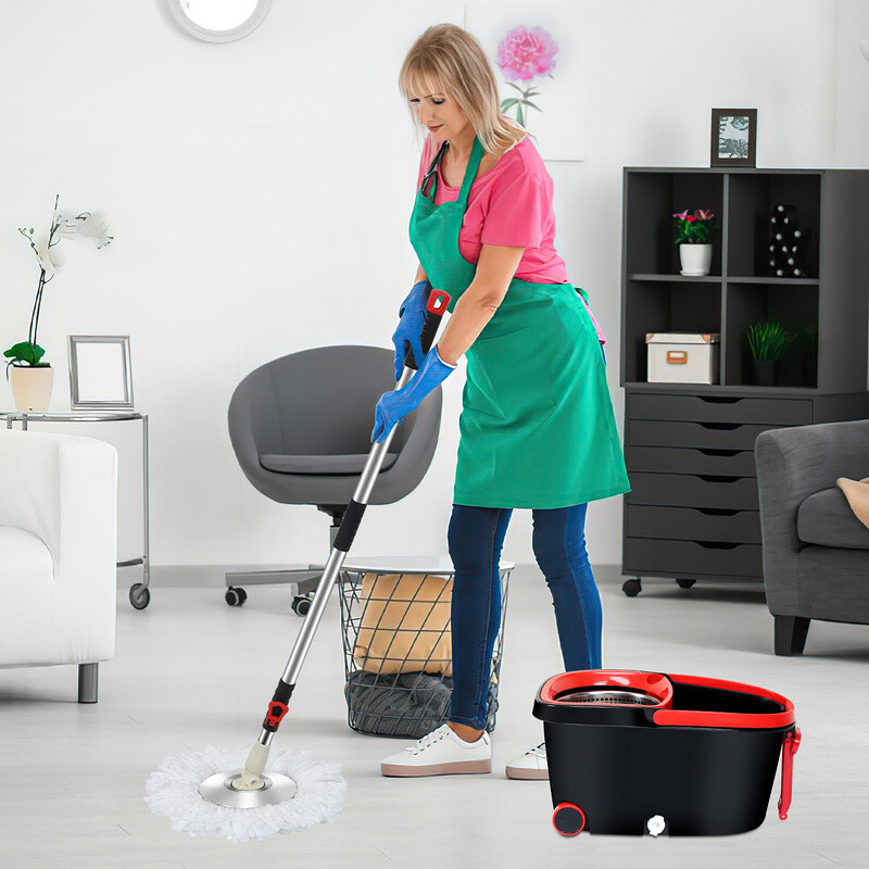 2 Paar Hausschuhe Zum Bodenwischen - Chenille Wischmop Hausschuhe Grau