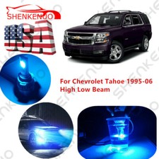 9005 9006 Ice Blue Led Headlight Bulb For Tahoe 1995-2006 Hilow Beam