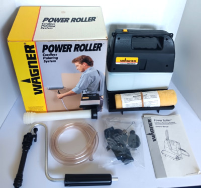 WAGNER Power Roller Cordless Painting Pump System Model #0156030 Complete - NOS