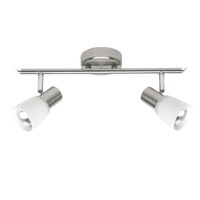 Brilliant Decken Wand Spot Strahler Leuchte Lampe Chrom Glas 2-Flg E14 Dimmbar
