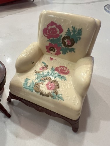 Vintage 1950s Renwal & Marx Dollhouse Furniture Most Stenciled - Picture 7 of 24