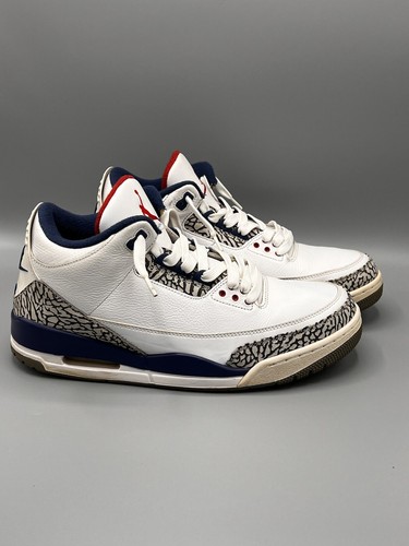 Jordan 3 Retro OG Mid True Blue Size 12 - Picture 2 of 5