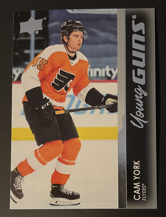 2021-22 Cam York Young Guns # 243 RC 21-22 Upper Deck Series 1 UD Flyers Rookie
