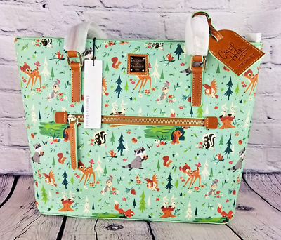 Disney Dooney & Bourke Bambi Forest Friends Tote Fox & Hound NWT