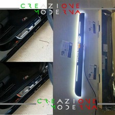 BATTITACCO ANTERIORI ILLUMINATI LED TUNING Audi A3 logo audi
