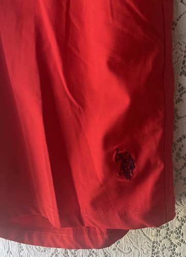 U.S. Polo Assn Swim Trunks Men's Medium Board Shorts Red Large NWT - Picture 2 of 5