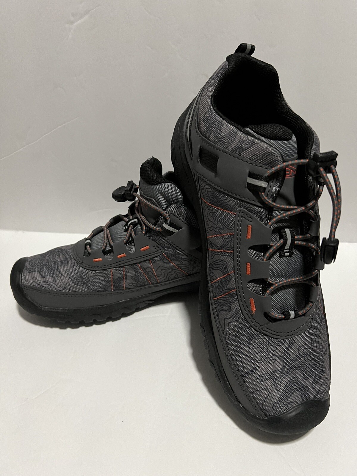 SCARPE KEEN Youth Magnet scarlet Targhee Is Sport Escursionismo Giovane Taglia 6 GRIGIO