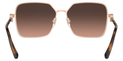RARE New VERSACE Matte Pink Gold Square Metal Womens  display picture 1