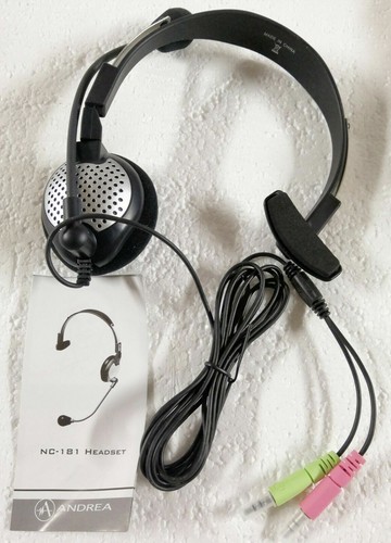 Andrea Electronics NC-181VM High Fidelity Monaural PC Headset, Microphone Boom - Picture 4 of 4