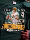 Jerzees Brett Favre Green Bay Packers NFL Football Green Shirt Size M — photo 1