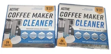 LOT OF 2* Active Coffee Machine Cleaner Descaler Tablets NEW! SEALED! FAST SHIP!
