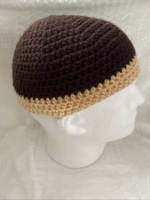 Adult Handmade Crochet Skull Cap Kufi