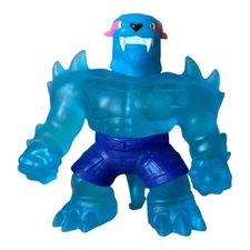 Heroes Of Goo Jit Zu Mr Beast Lab Iconic Panther STRETCHY 5” Blue Action Figure