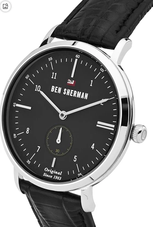 Ben Sherman Men Watch • Dylan Professional • 41mm • Quartz • 3ATM • WBS102BB - Image 2 of 4