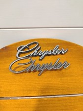 Vintage Chrysler Script Metal Emblem Logo Badge Lot Oem 31025 3811...