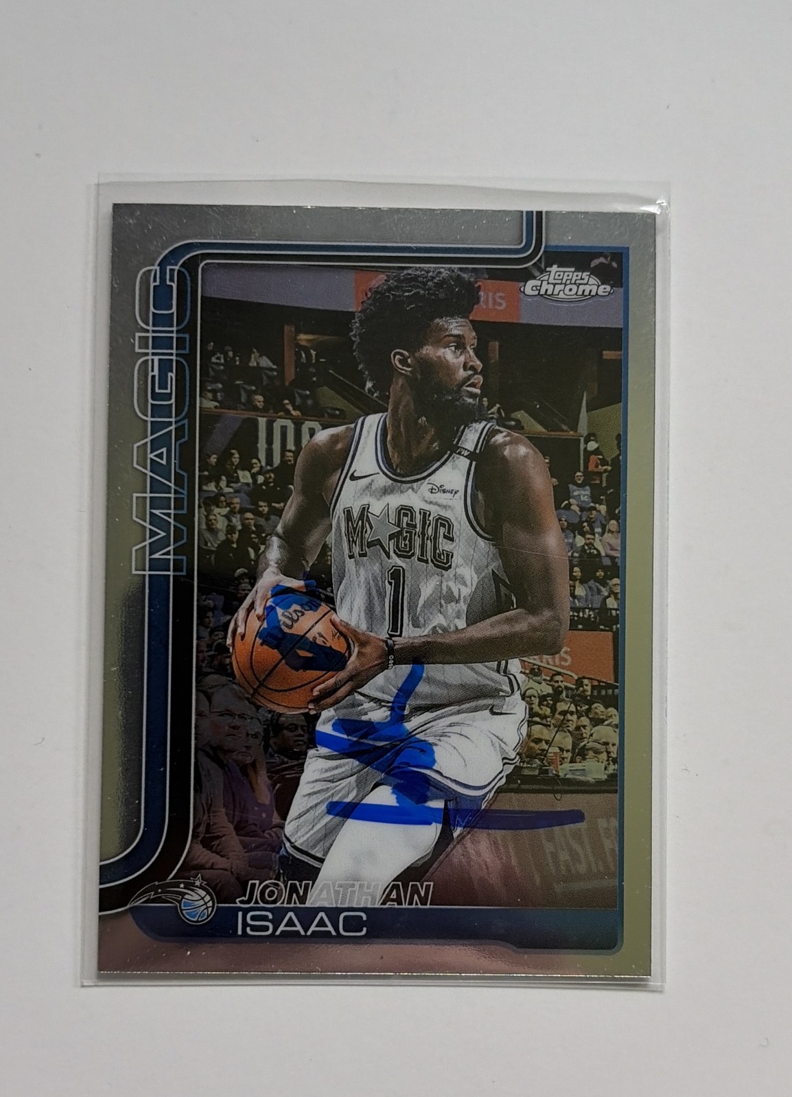 2025-26 Topps Chrome - Jonathan Isaac Signed Autographed Card #167 Magic