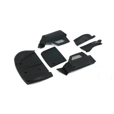FLMLF Car Shell Body BLACK Colour Crashworthiness for 1/5 Losi 5ive T Rc Car