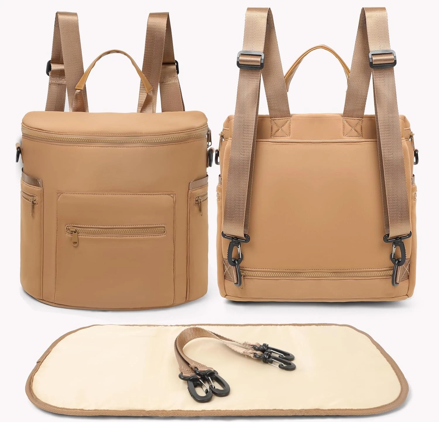 Neoprene Diaper Bag Baby Diaper Bag Large Capacity Neoprene Backpack with Changi