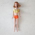 Vintage 1962 Straight Leg Titian Red Hair Midge Barbie Doll #860