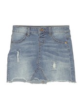 Justice Girls Blue Denim Skirt 10