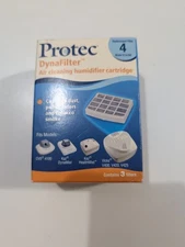 Protec Dynafilter Air Cleaning Humidifier  Cartridge 4 Pack Dust Pollen Smoke