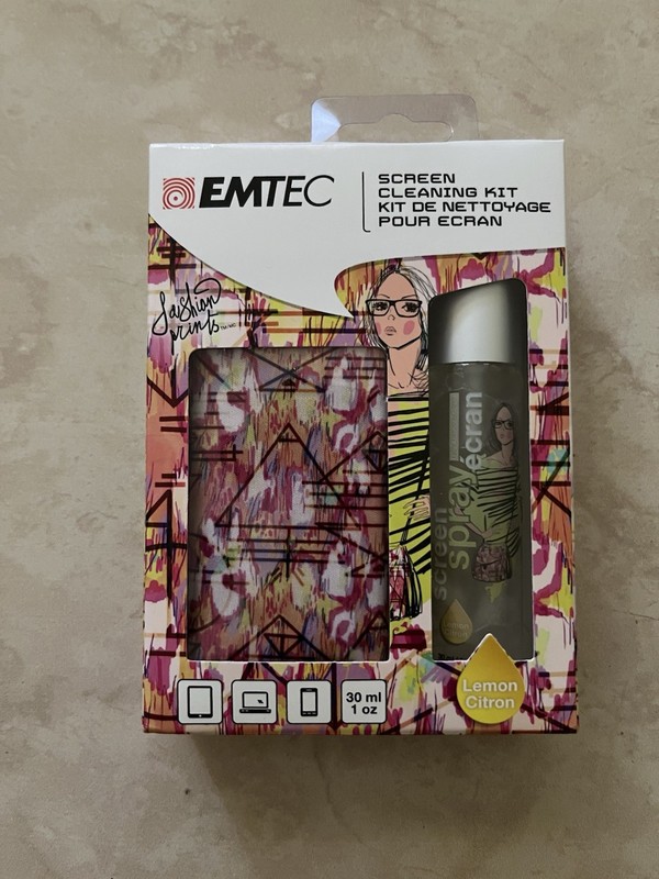 Emtec Ep01 Fashion Prints Mobile Cleaning Kit Lemon Scent