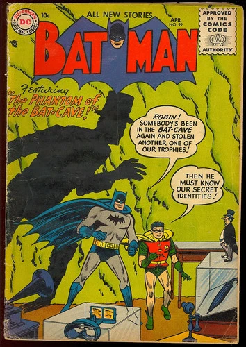 Batman #99 Last Golden Age Penguin App. Superhero Vintage DC Comic 1956 GD+