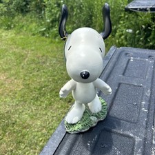 Vintage Peanuts Dancing Snoopy Garden Statue