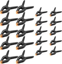 New 20 PCS Nylon Spring Clamps Heavy Duty Plastic Grip Clips For Wood Photo DIY